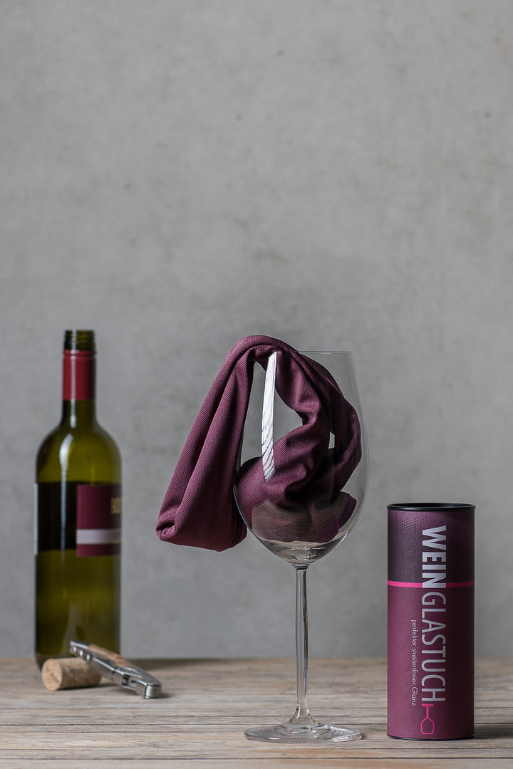 Wein-Glastuch Dekanter Profi, bordeaux