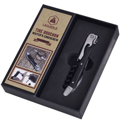 Laguiole Korkenzieher Sommelier black wood