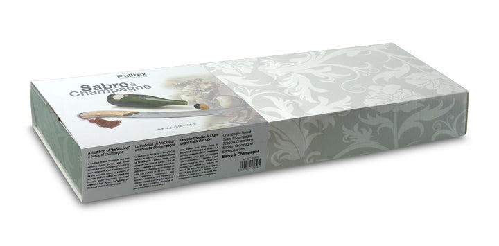 Champagnerschwert in hochwertiger Holzbox