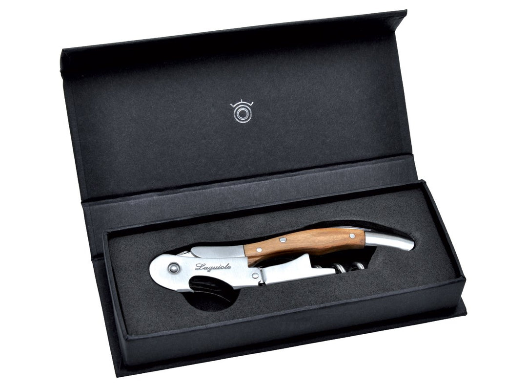 Art de Laguiole Kellnermesser mit Griff aus Olivenholz