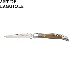 Art de Laguiole Winzermesser Olivenholzgriff