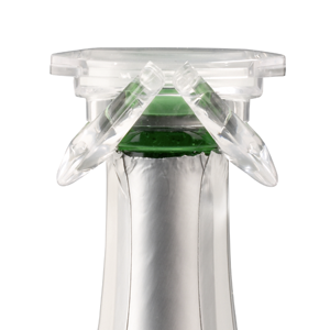 UFO Sekt & Champagnerverschluss Weiß, 10er VE