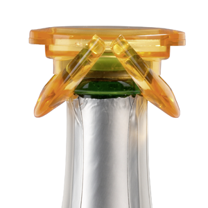UFO Sekt & Champagnerverschluss orange, 10er VE