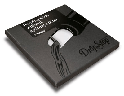 Dropstop Silber in schwarzer Geschenkverpackung
