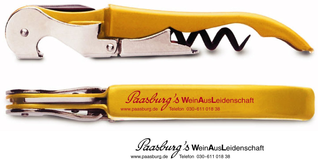 Pulltap Basic Line GELB inkl. 1-farb. Logodruck