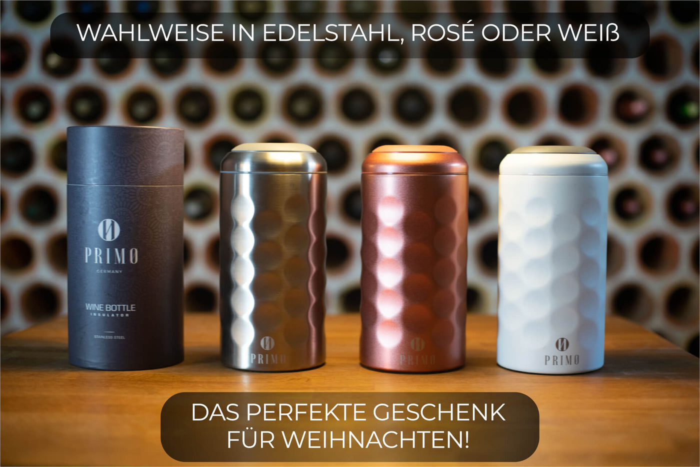 PRIMO Thermo Flaschenkühler Rosé