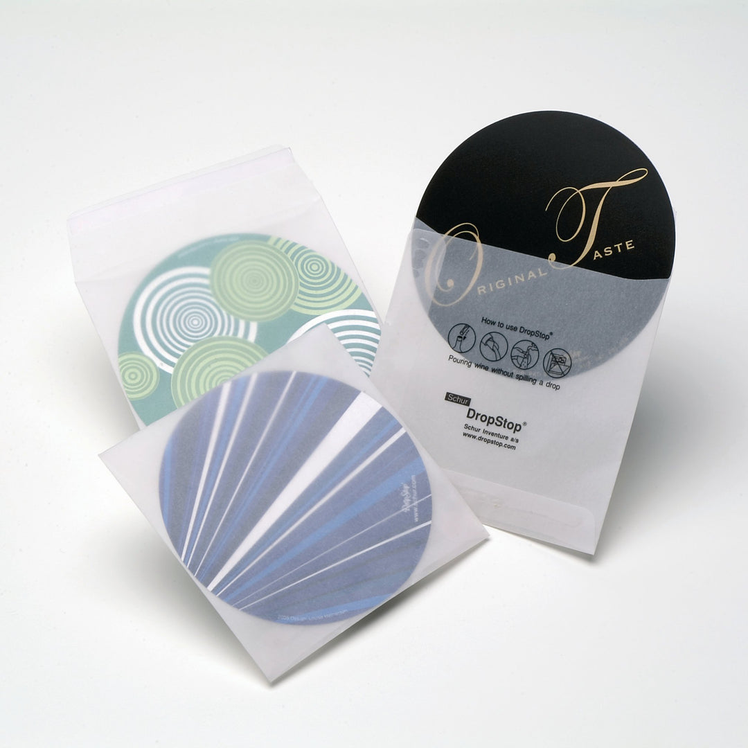 1 DropStop in Pergamenthülle- Werbemittel