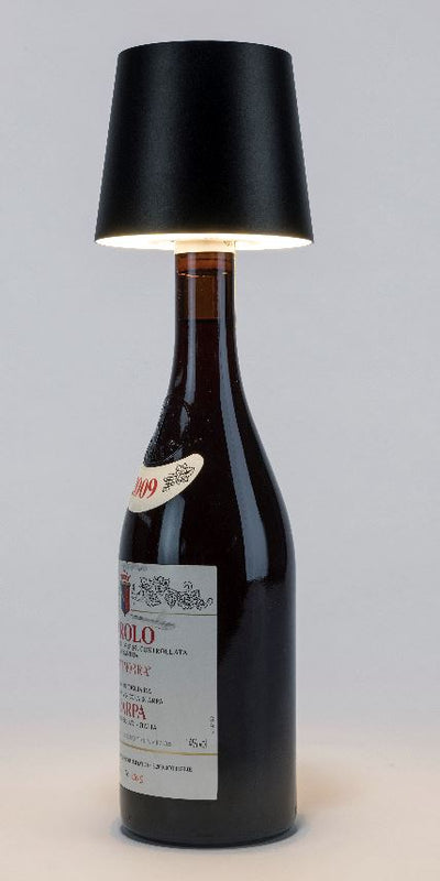 LED Flaschenlampe ONE-LIGHT - schwarz
